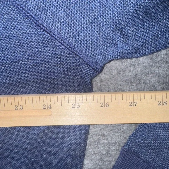 Johnnie-O Mens Boggs Crew Neck Sweater Navy Blue Extra Fine Merino Wool XL NEW - Picture 5 of 9